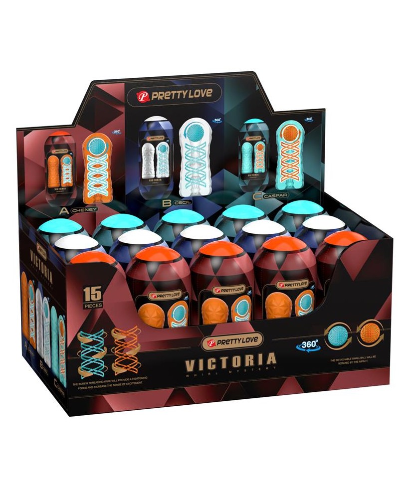 Display 15 Masturbadores Varios 3 Estilos