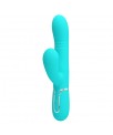 Mariana Vibrador 4 en 1 Silicona Turquesa