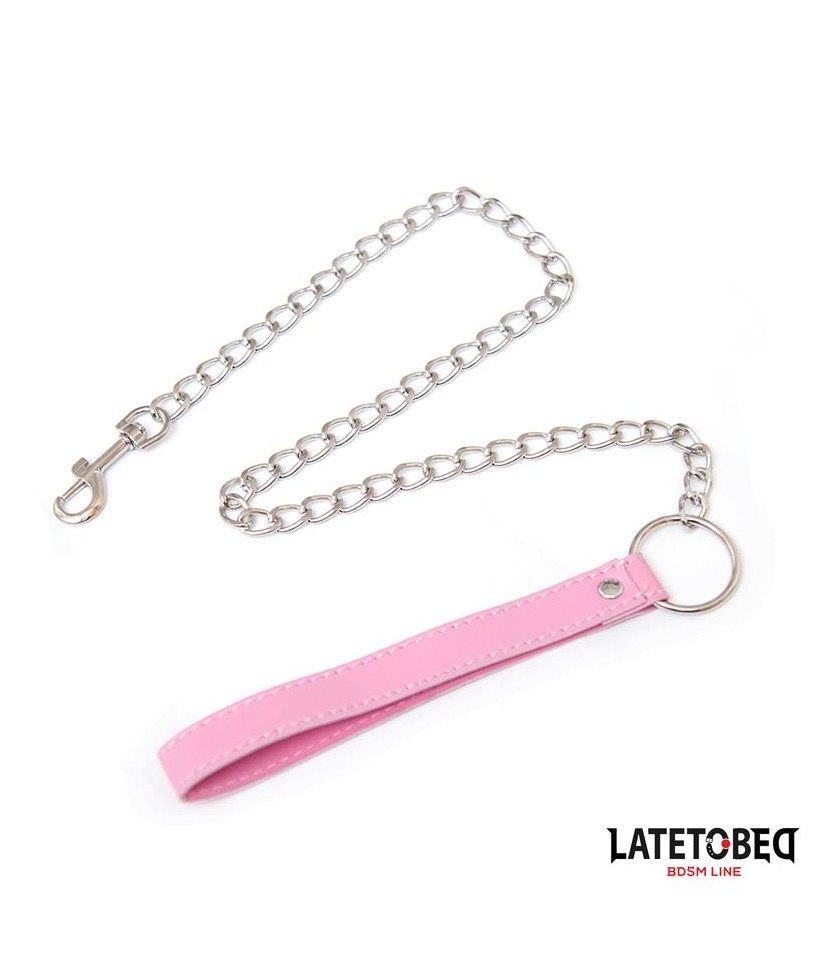 Correa Metalica Rosa 65cm