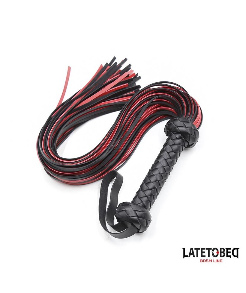 Flogger 65cm Negro y Rojo