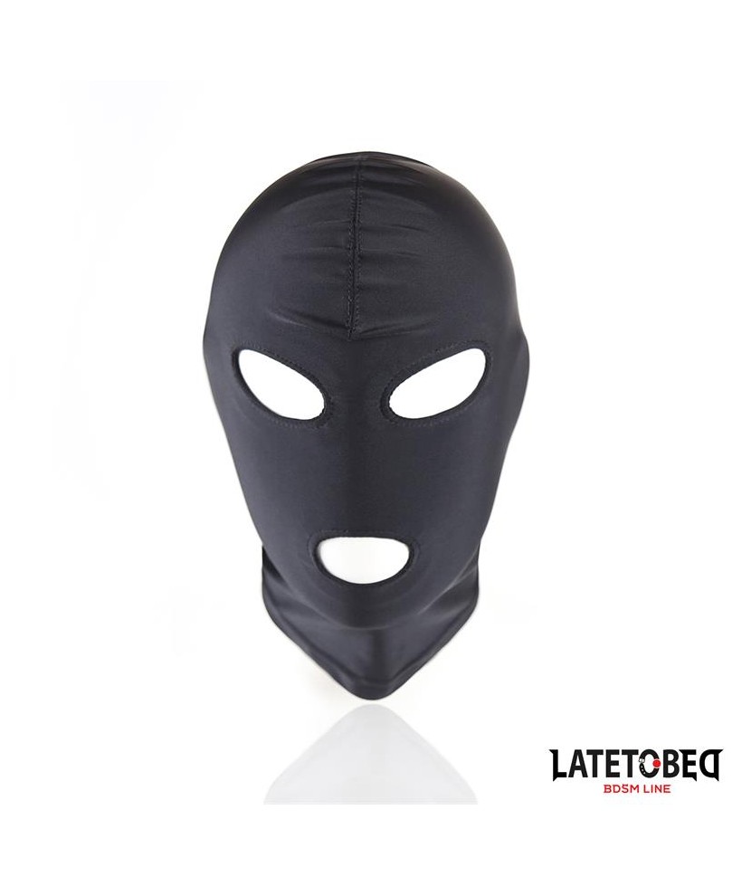 Mascara con Apertura Ojos y Boca Negra