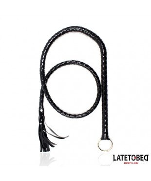 Látigo Negro Brillante 138cm