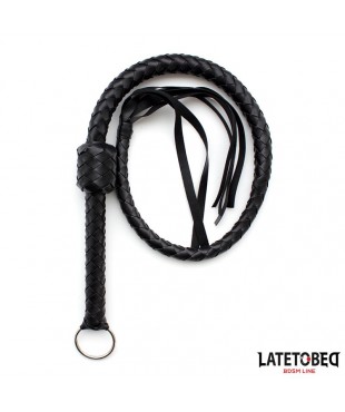 Látigo Trenzado Negro 116cm