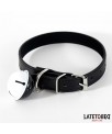 Collar con Cascabel Ajustable Negro