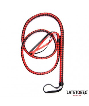 Látigo Largo Rojo y Negro 210cm