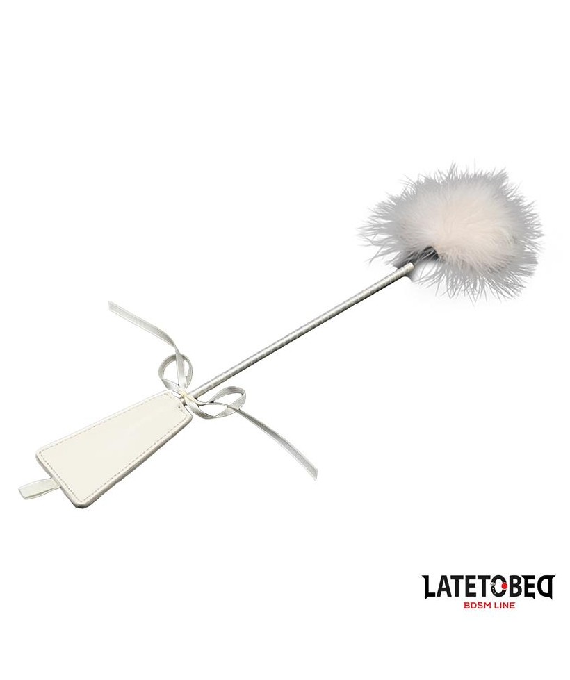 Plumero con Fusta Blanco