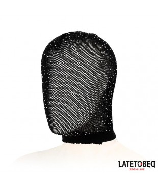 Máscara Rejilla con Brillantes y Lazo Ajustable