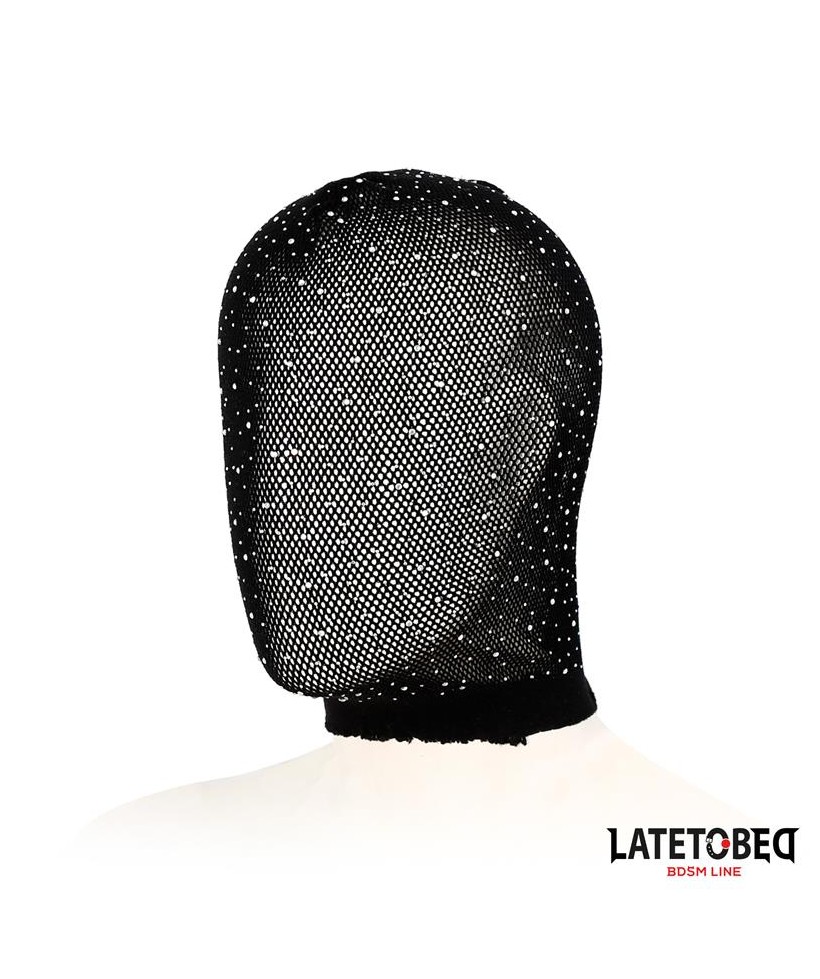 Mascara Rejilla con Brillantes y Lazo Ajustable