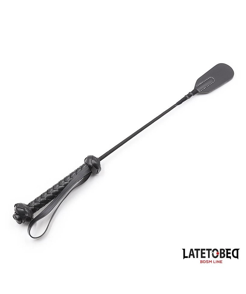 Fusta con Mango Trenzado 445cm Negro