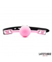 Mordaza Bola Silicona Rosa