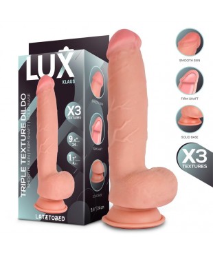 Klaus Dildo Triple Densidad con Testículos 9.4