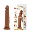 Sharife Dildo con Piel Deslizante Retractil 25 cm