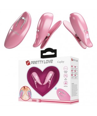 Cailey Pinzas para Pezones con Vibración y Control Remoto