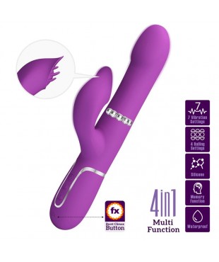 Zalin Vibrador con Bolas Rotatorias y Lengua