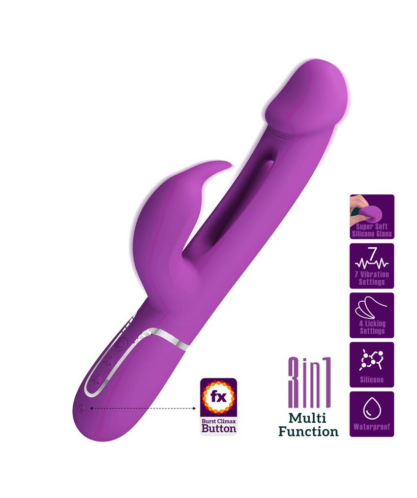 Kampas Vibrador con Lengua Lila