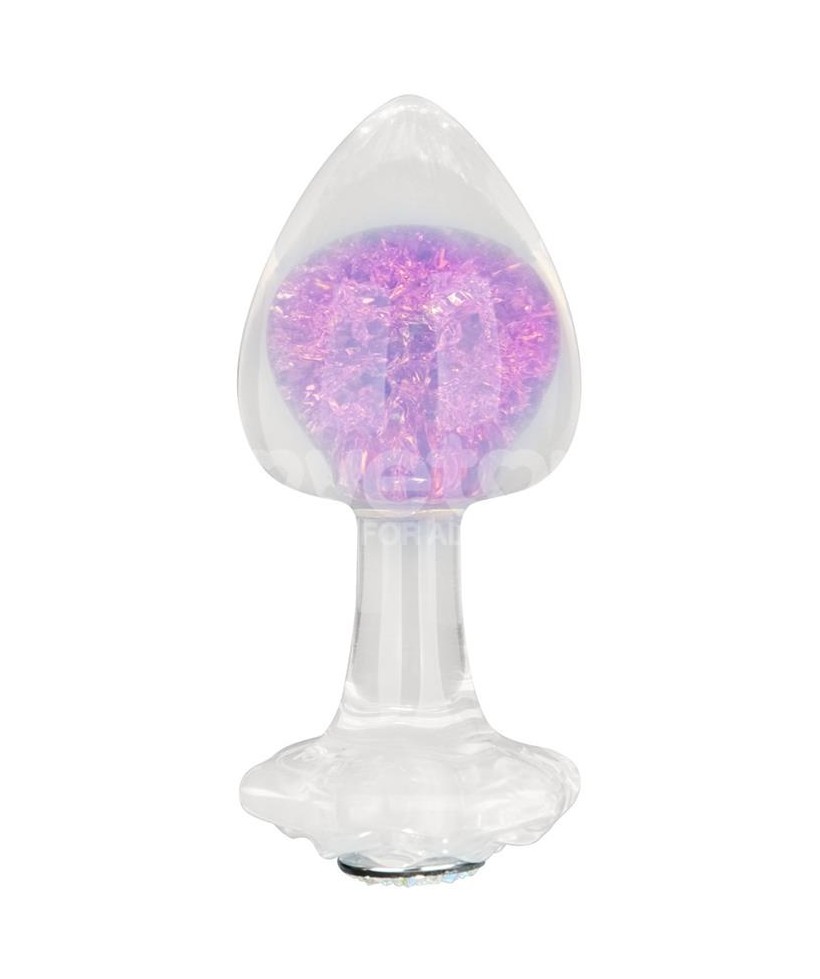 Gemoria Plug Anal de Silicona con Esfera de Cristal