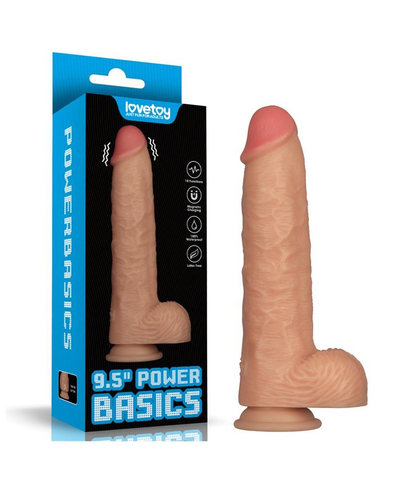Power Basics Dildo con Vibracion 95