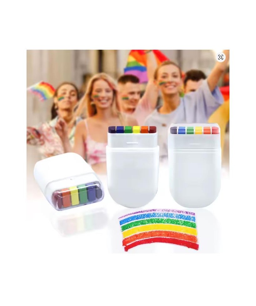 Pintacaras de Crayones LGBT