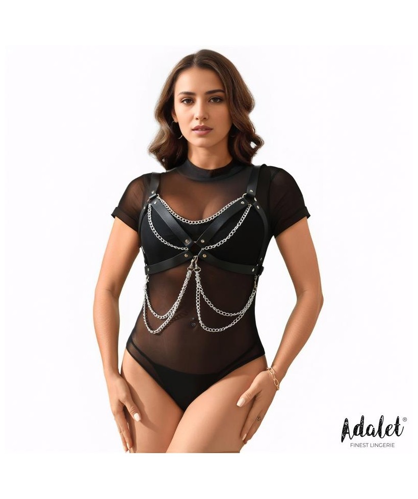 Noelle Arnes para Pecho Cuero Vegano con Cadenas Talla unica