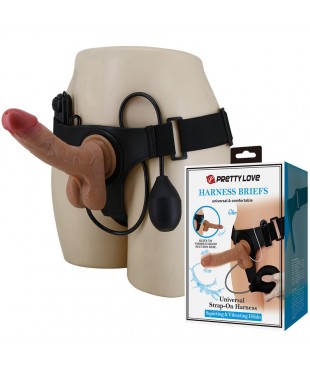 Oher Arnés con Dildo con vibración y Función Squirt