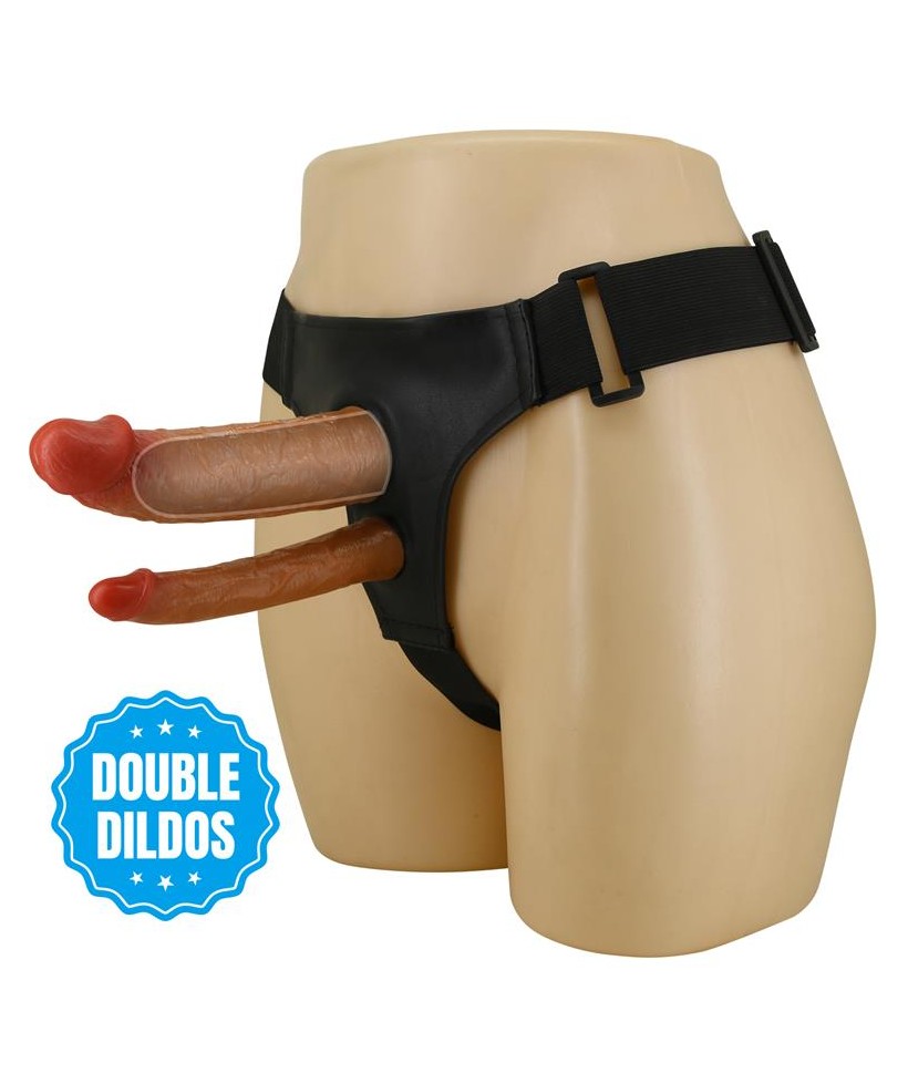 Keaven Arnes con Dildo Doble Hueco