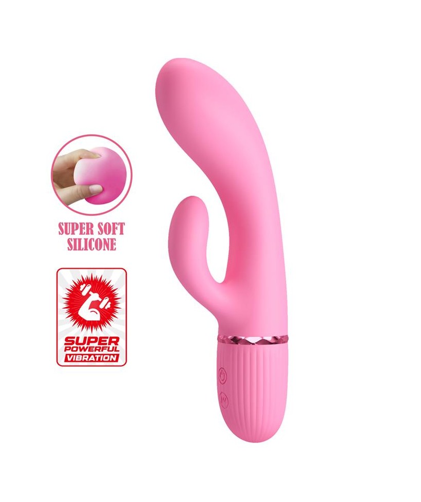 Marski Vibrador con Rabbit Punto G Rosa