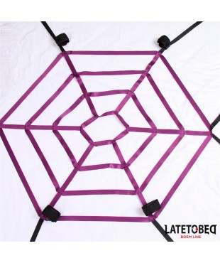 Set de Ataduras para la Cama en Tela de Araña