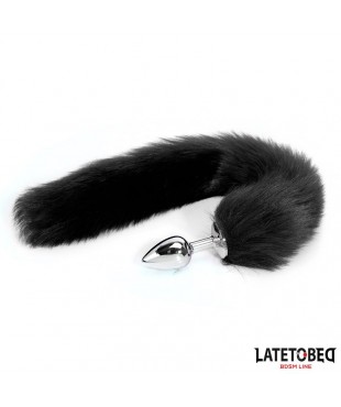 Plug Anal con Cola Negro 40 cm