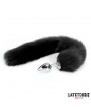 Plug Anal con Cola Negro 40 cm