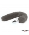 Plug Anal con Cola Gris 40 cm