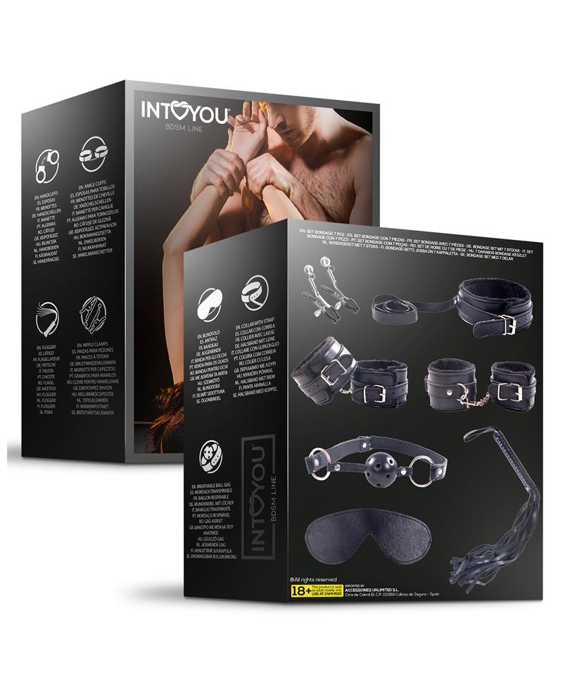 Set de Bondage 7 Pz Furry Set