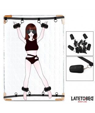 Ataduras para la Cama con 4 Enganches