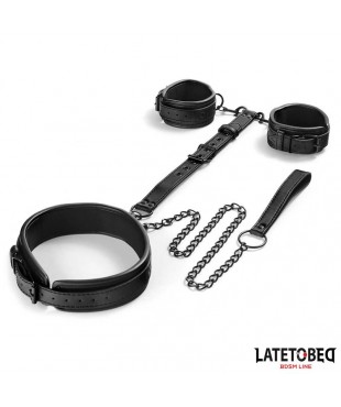 Restricciones con Collar con Correa y Esposas