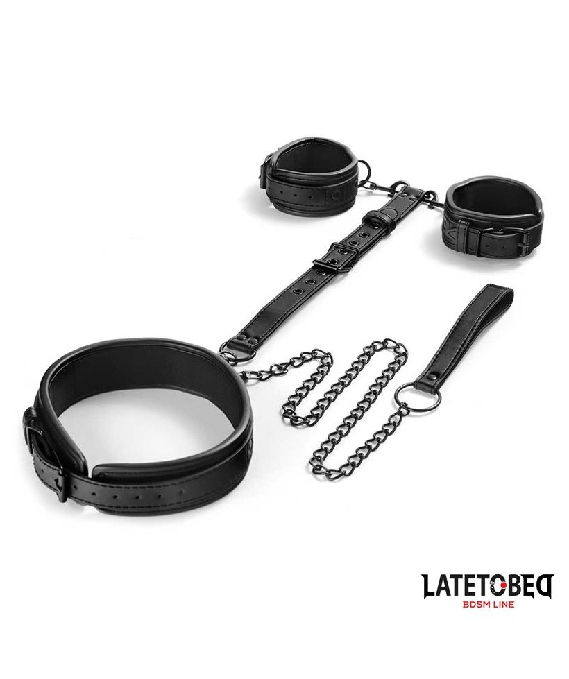 Restricciones con Collar con Correa y Esposas