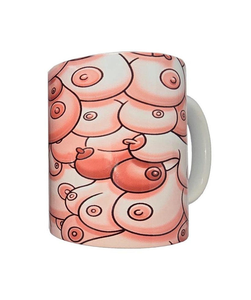 Taza Color Pechos 370ml