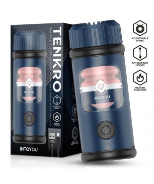 Tenkro Masturbador con Thrusting y Calor USB-C