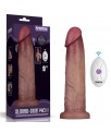 Dildo con Vibracion Piel Deslizante Silicona Dual Layer 9