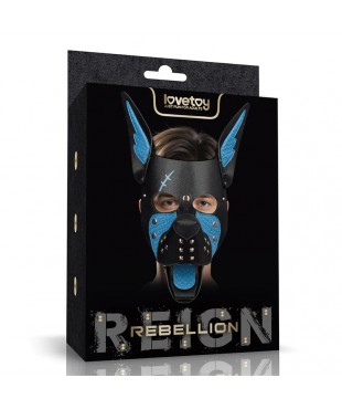 Máscara Cachorro Rebellion Reign Scarred Alpha Pup Azul