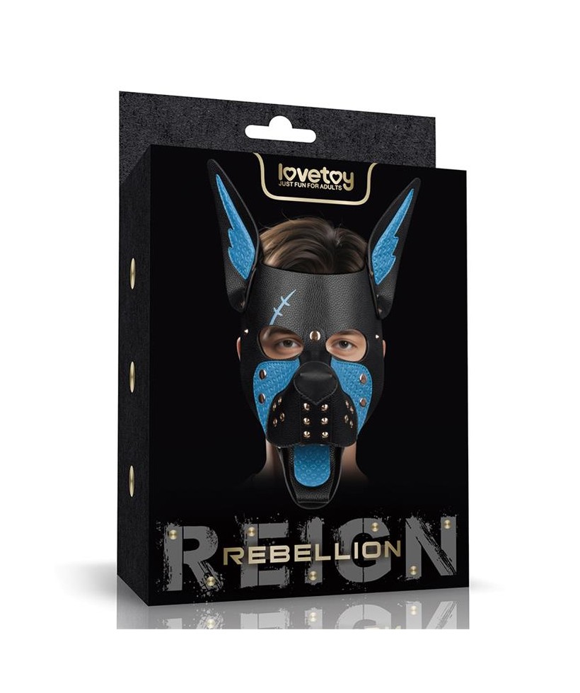 Mascara Cachorro Rebellion Reign Scarred Alpha Pup Azul