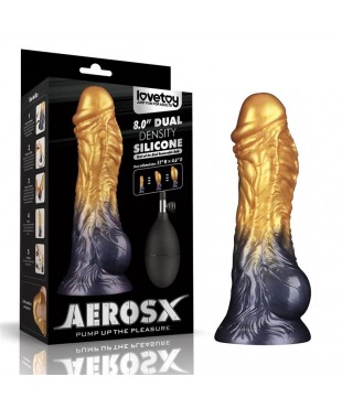 Dildo Inflable Silicona Dual Density 8