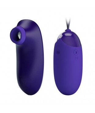 Succionador de Clítoris y Huevo Vibrador