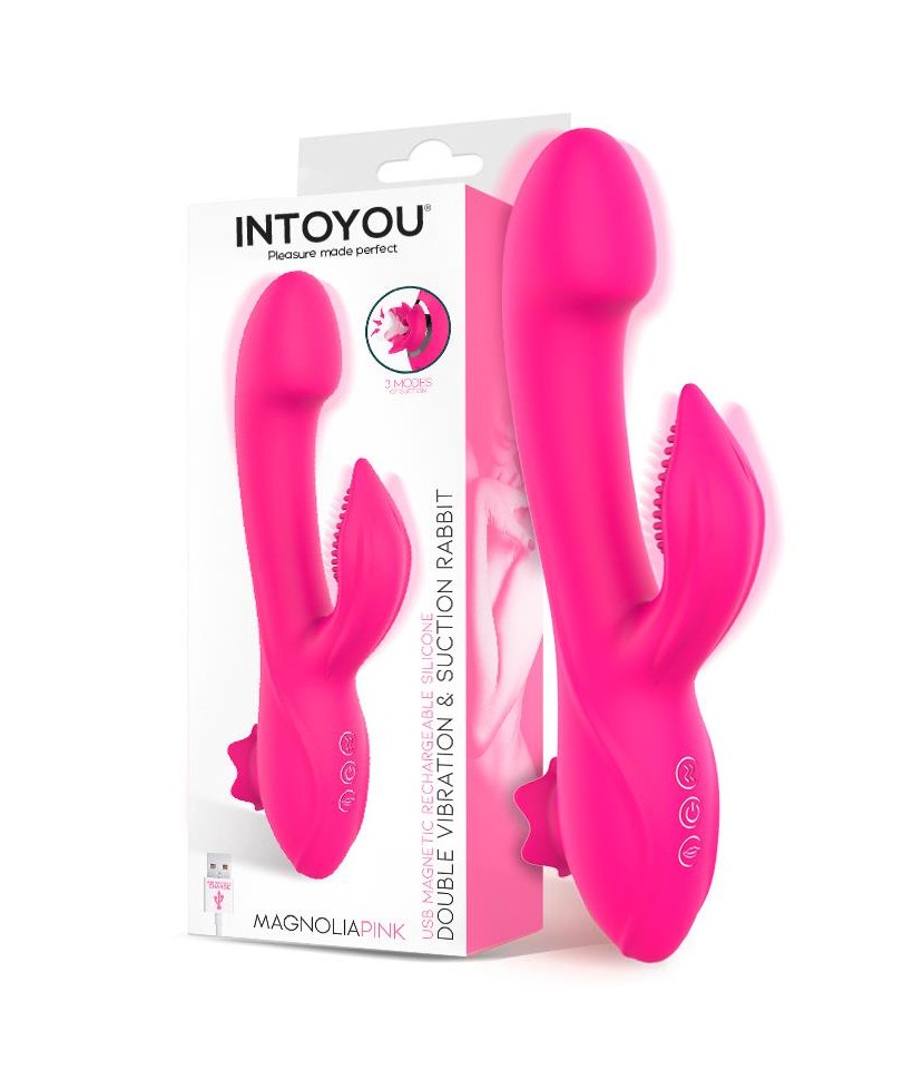 Magnoliapink Vibrador con Succion