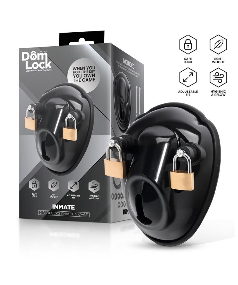 Inmate Jaula para el Pene con Espaciadores