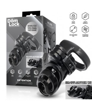 Detention Jaula para el Pene con Accesorio para Prince Albert