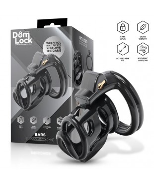 Bars Jaula para el Pene con Candado Interno