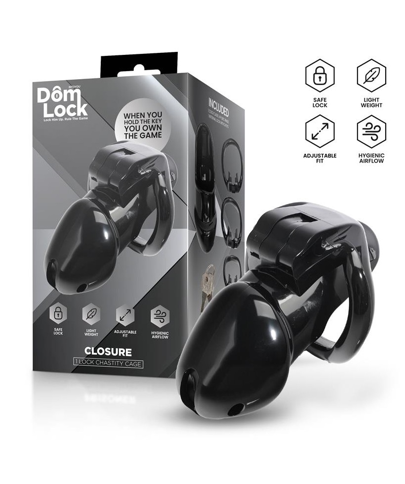 Closure Jaula para el Pene con Candado Interno