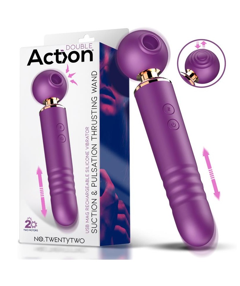 No TwentyTwo Succionador 3 en 1 con Pulsacion y Thrusting
