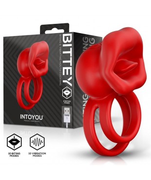 Bittey Anillo Vibrador con Biting - Mordisqueo