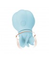 Estimulador Caress Vibracion y Rotacion Light blue