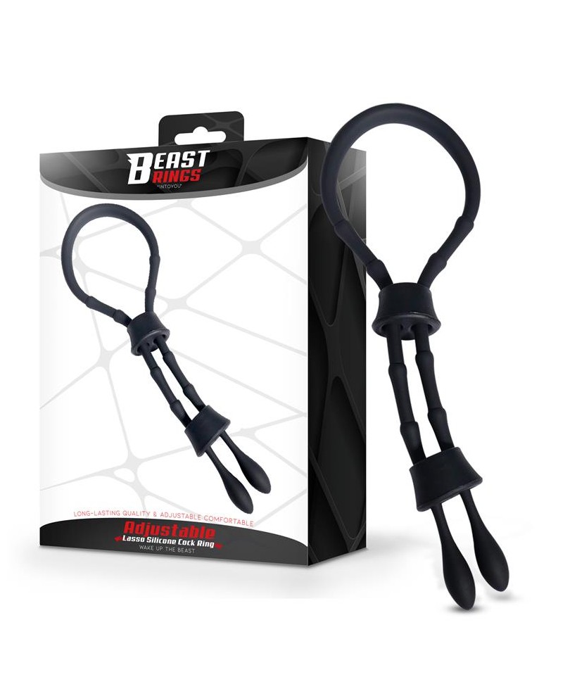 Lasso Anillo para el Pene Silicona Ajustable